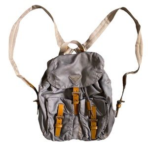 Prada baby blue mini pack back